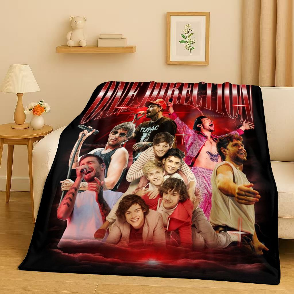 Home Textiles Direct - Selimut Flanel Bintang Penyanyi Gaya Satu