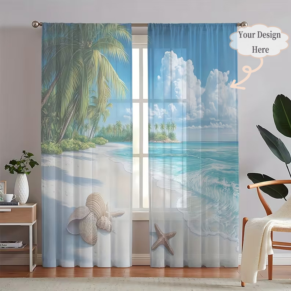 Home And Textiles - Gorden Tipis 2D Datar 2pcs Custom,