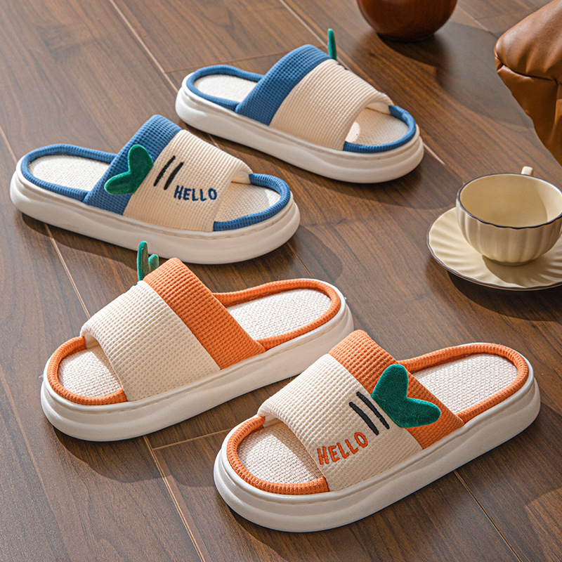 Home And Textiles - Sandal Linen Gaya Baru untuk Wanita,