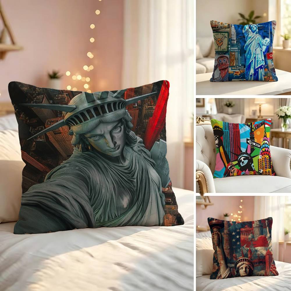 Home Textiles City - Sarung bantal gambar New York City,