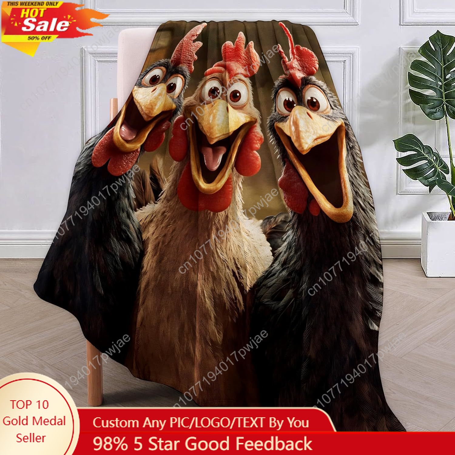 Selimut Ayam Hadiah untuk Wani - Home Of Textiles ulasan dan harga