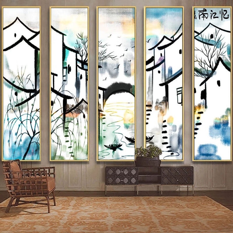 Kustom Lukisan Dinding Wallpap - Home Textiles City ulasan dan harga