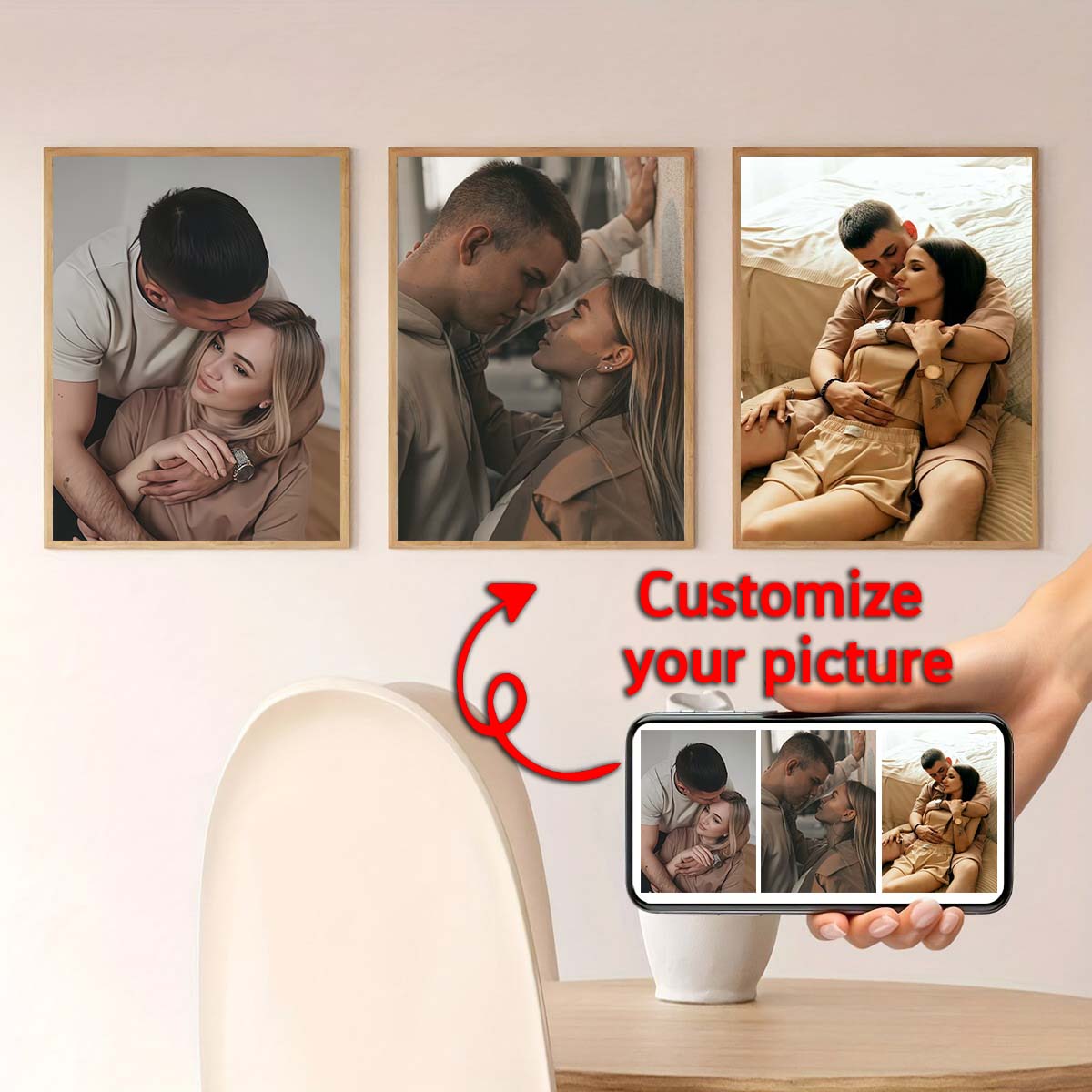 Triptych - Lukisan Minyak Bing - Home And Textiles ulasan dan harga
