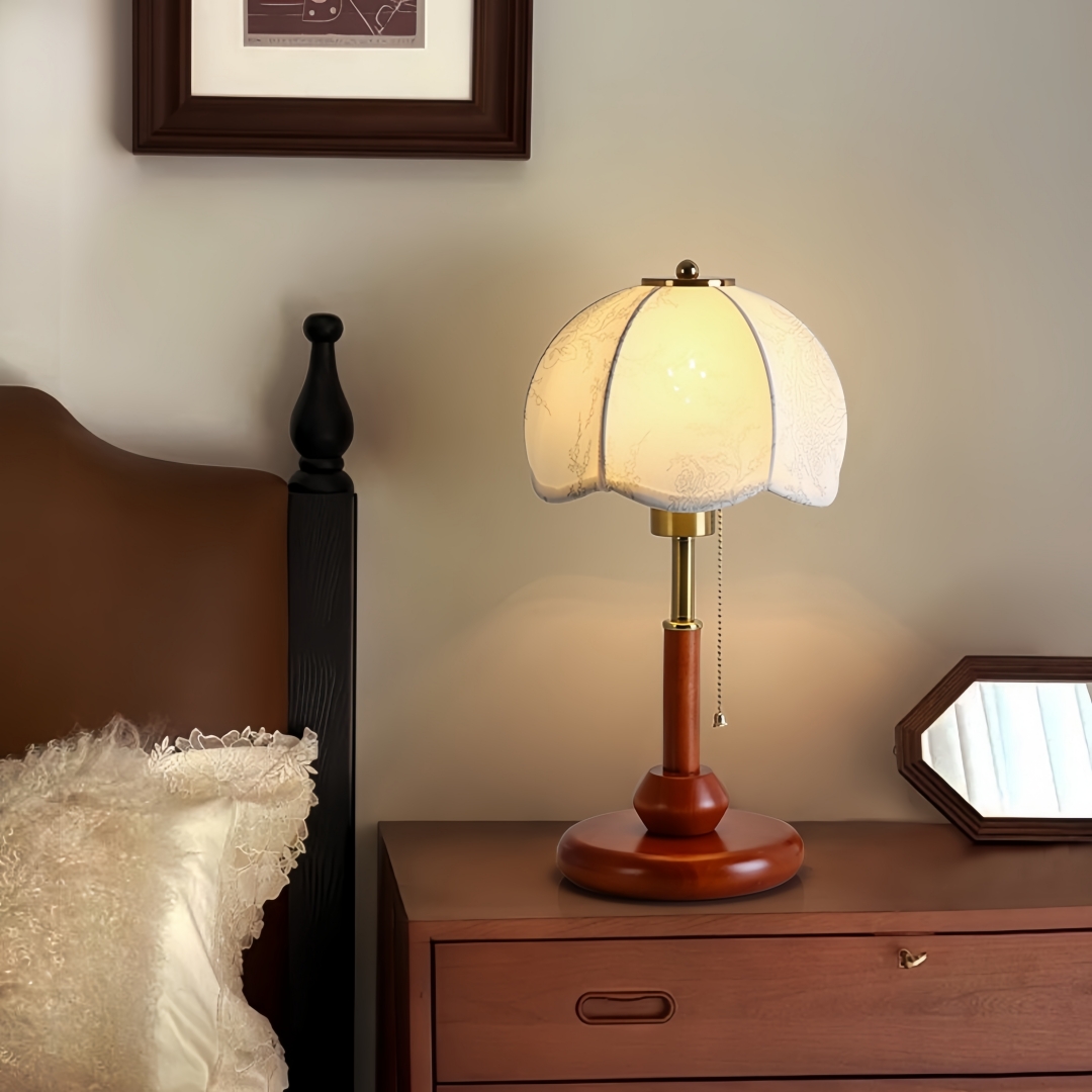 Lampu Meja Vintage Berbentuk K - Home And Textiles ulasan dan harga