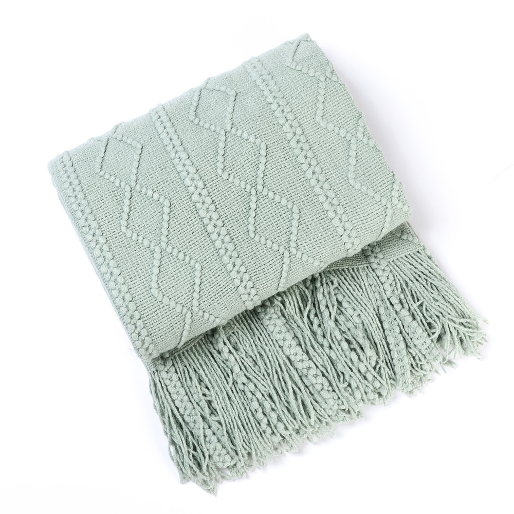 Selimut Rajut Diamond Knit den - Home Textiles City ulasan dan harga