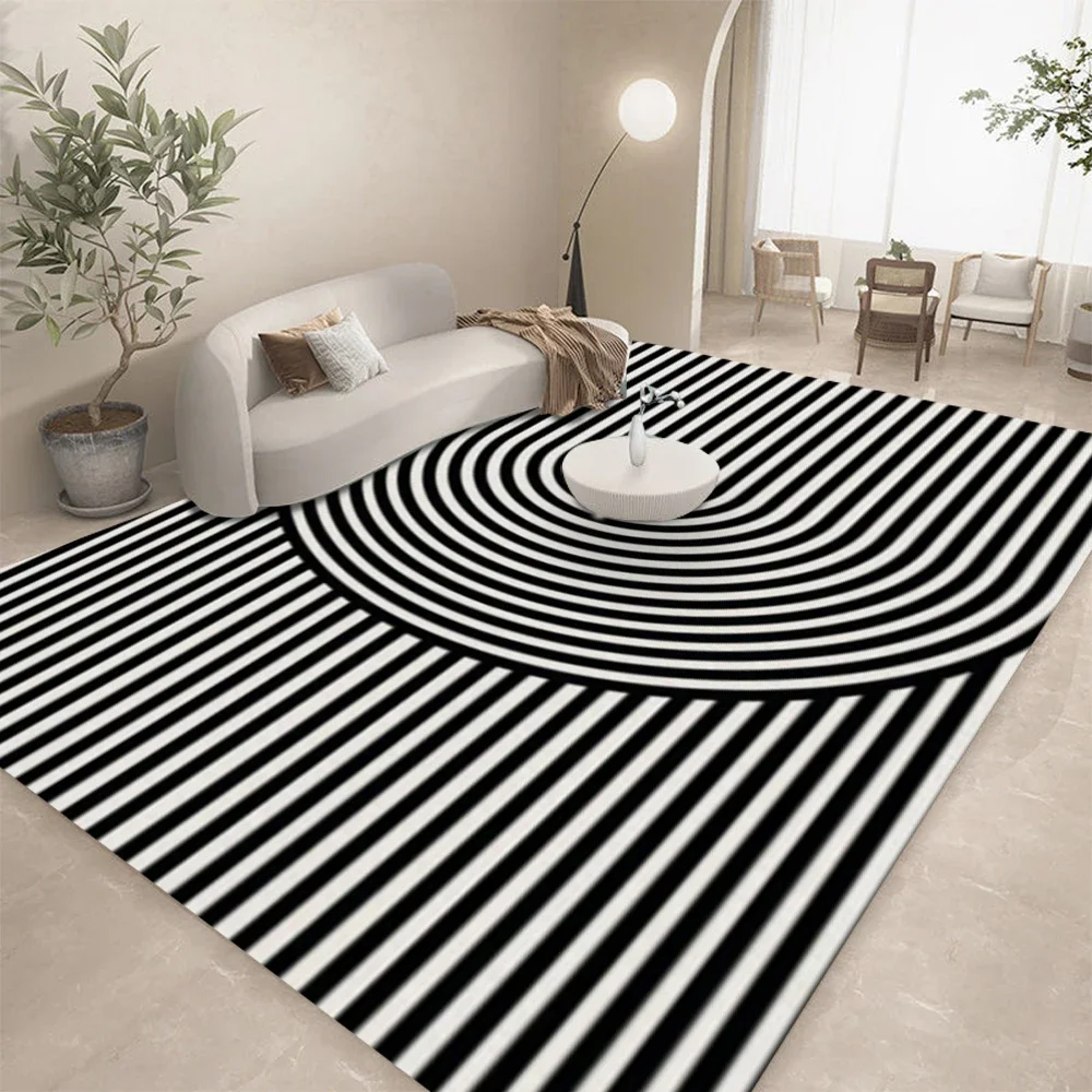Karpet Seni Abstrak Garis Geom - Home Lines Textiles ulasan dan harga
