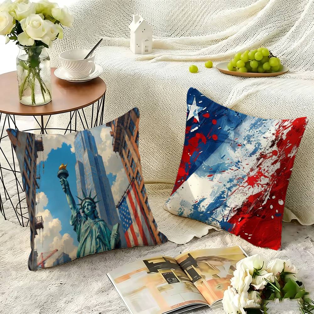 Sarung bantal gambar New York  - Home Textiles City ulasan dan harga