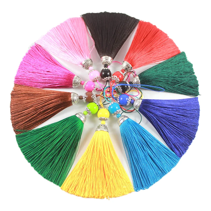 2/5 Buah 8CM Rumbai Sutra deng - Home Ec Textiles ulasan dan harga